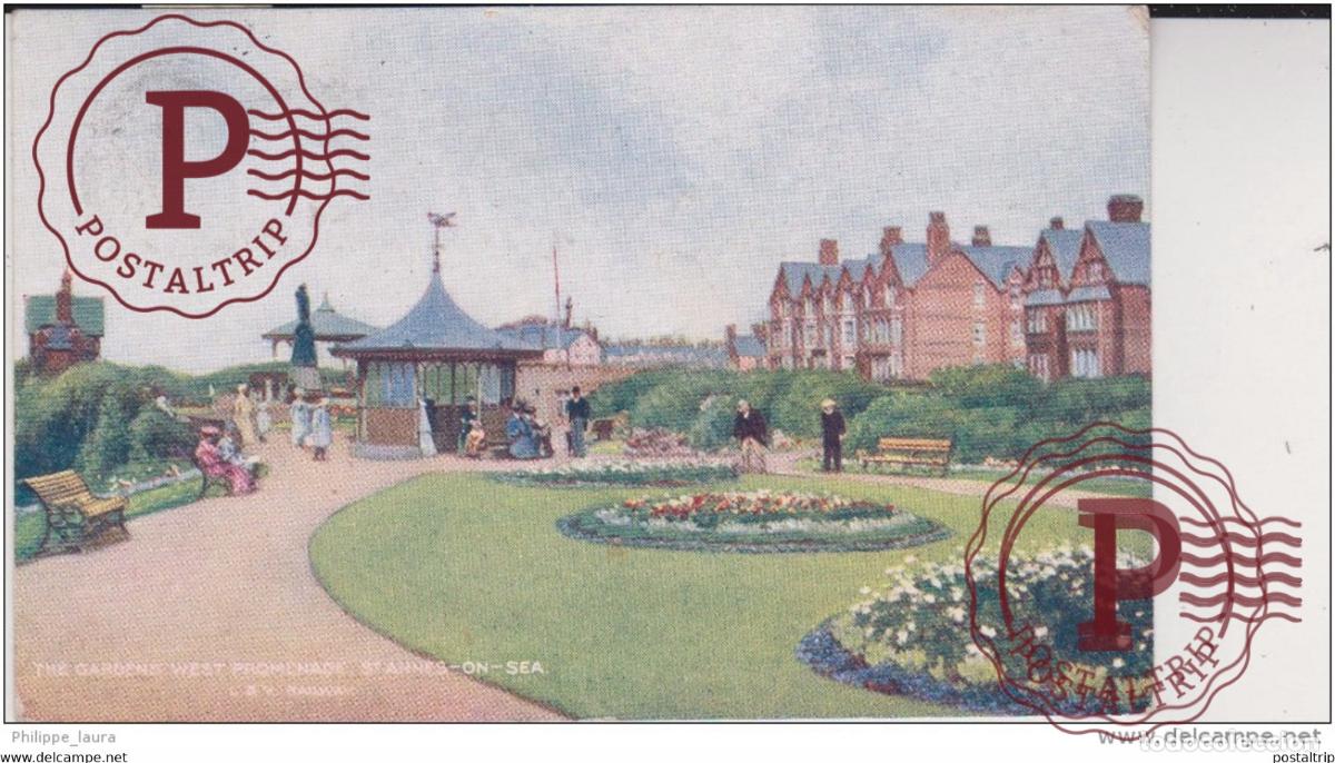 Cartes Postales: The Gardens West Promenade - St. Annes-on-Sea