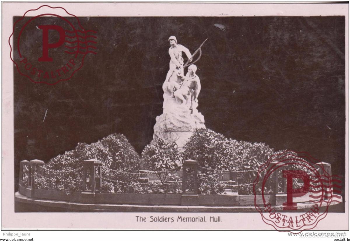 Cartes Postales: SOLDIERS MEMORIAL. HULL