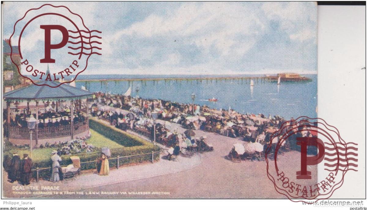 Cartes Postales: Deal The Parade l N W Railway Your summer holidays