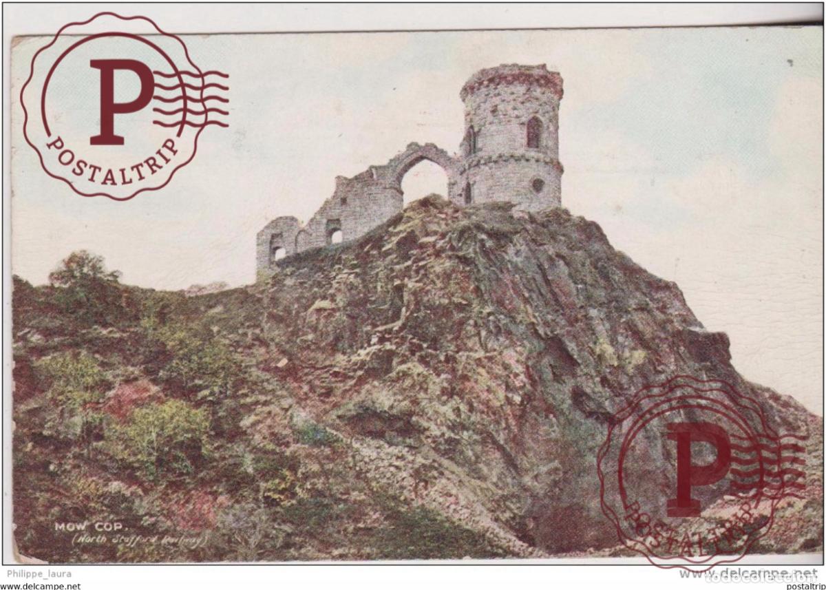 Postkarten: Mow Cop Castle North Stafford Railway