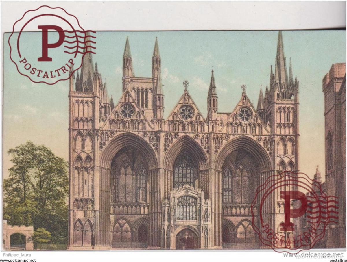 Postales: Peterboro Cathedral Great Nothern Railway