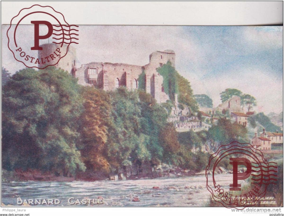 Postkarten: Barnard Castle 1908 GNR Great Northern Railway Postcard