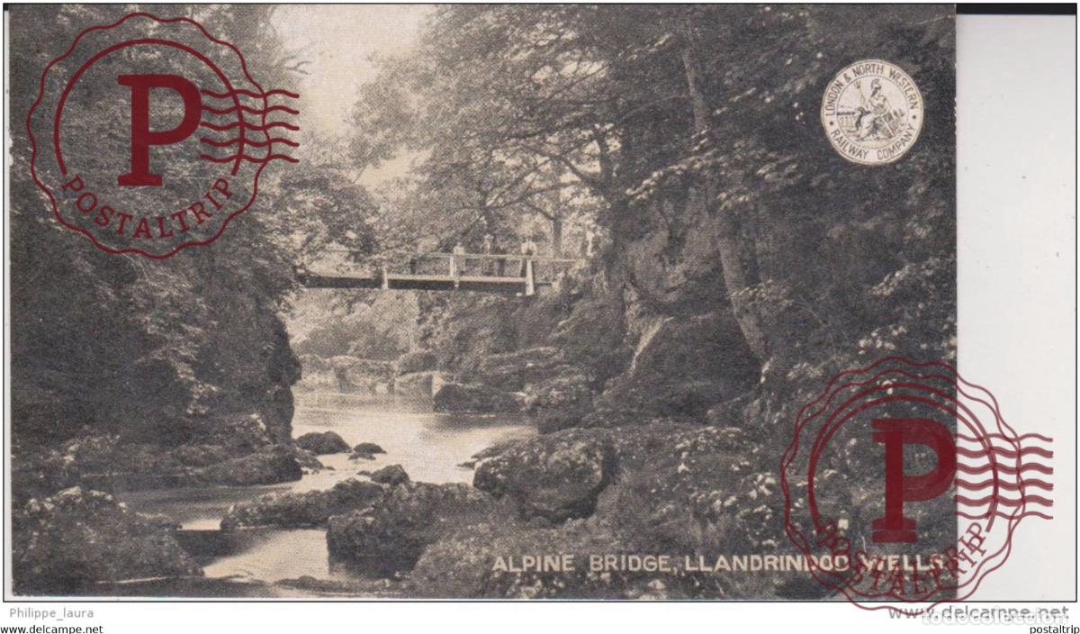 Postkarten: Alpine Bridge Llandrindod Wells