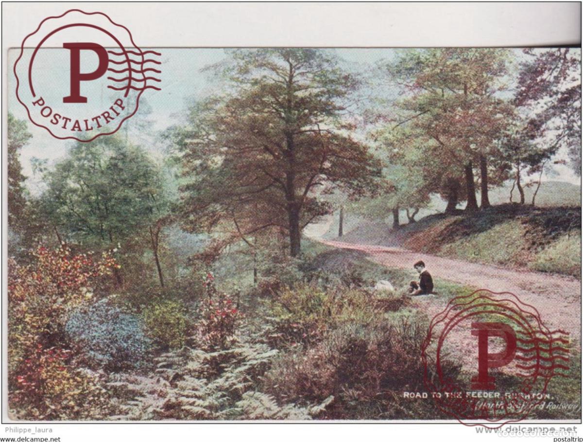 Cartes Postales: ROAD TO THE FEEDER. RUSHTON. NORTH STAFFORD RAILWAY