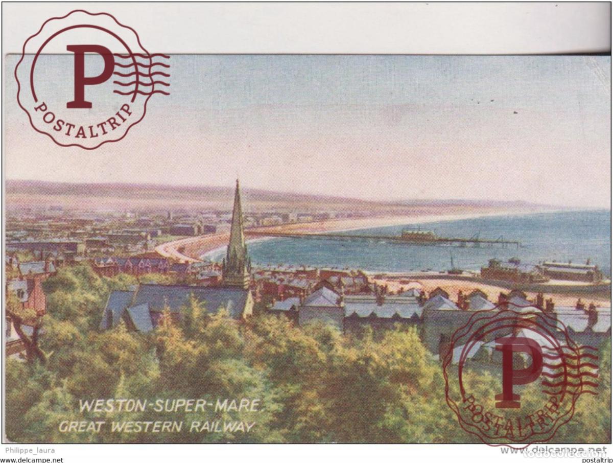 Cartes Postales: Weston Super Mare, Great Western Railway