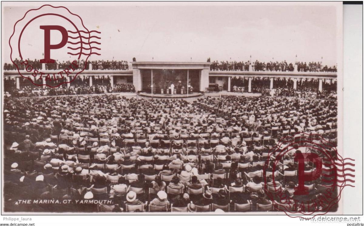 Postales: THE MARINA GT. YARMOUTH