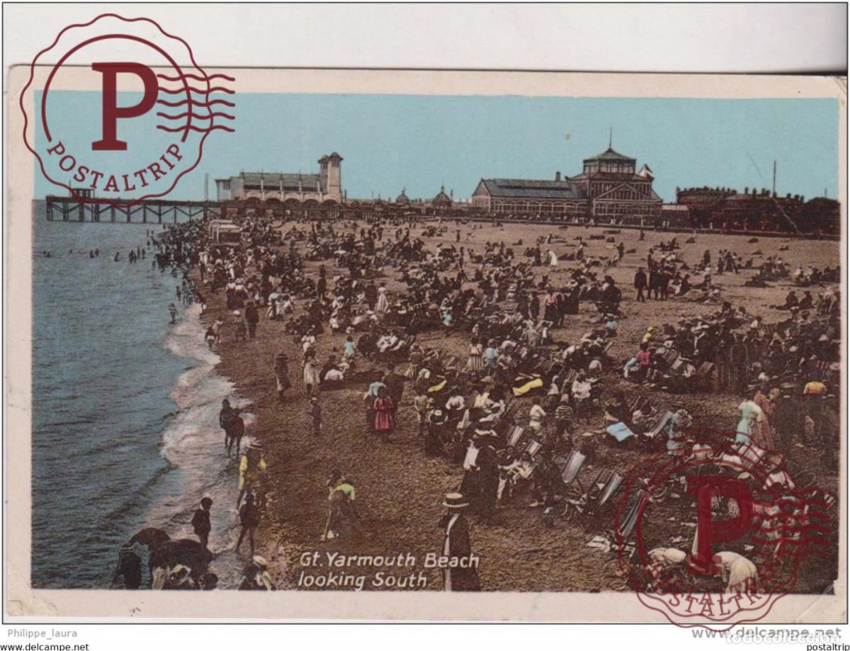 Postales: Beach Looking South Gt Yarmouth