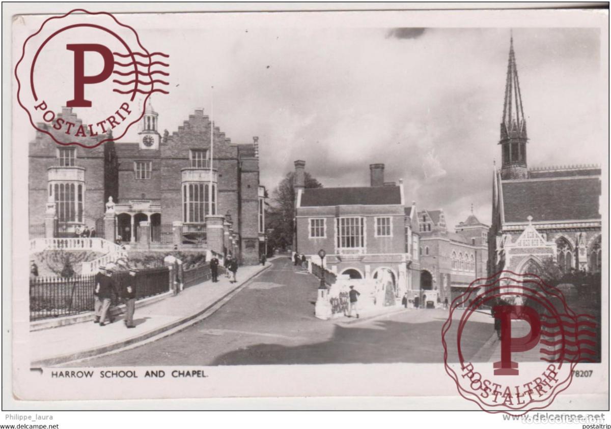 Postales: HARROW SCHOOL & CHAPEL