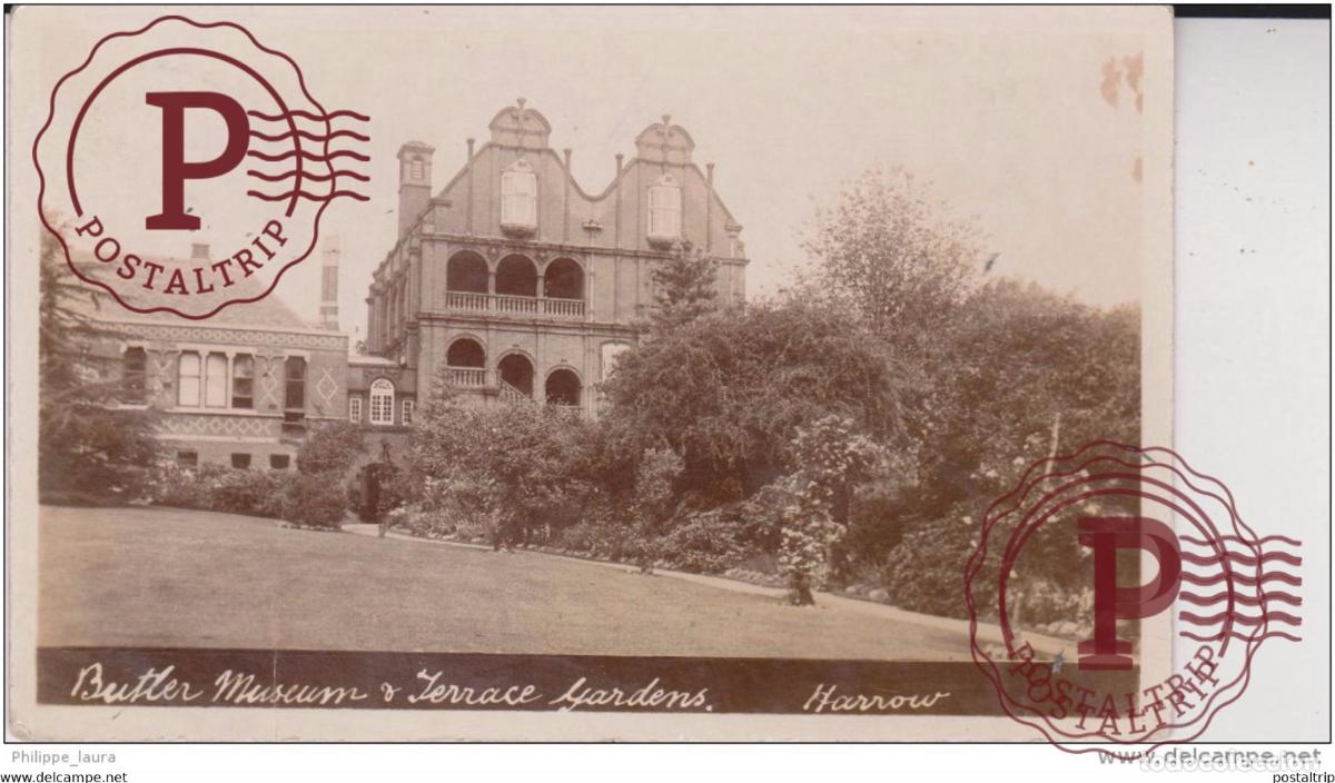 Postales: BUTTER MUSEUM & TERRACE GARDENS HARROW