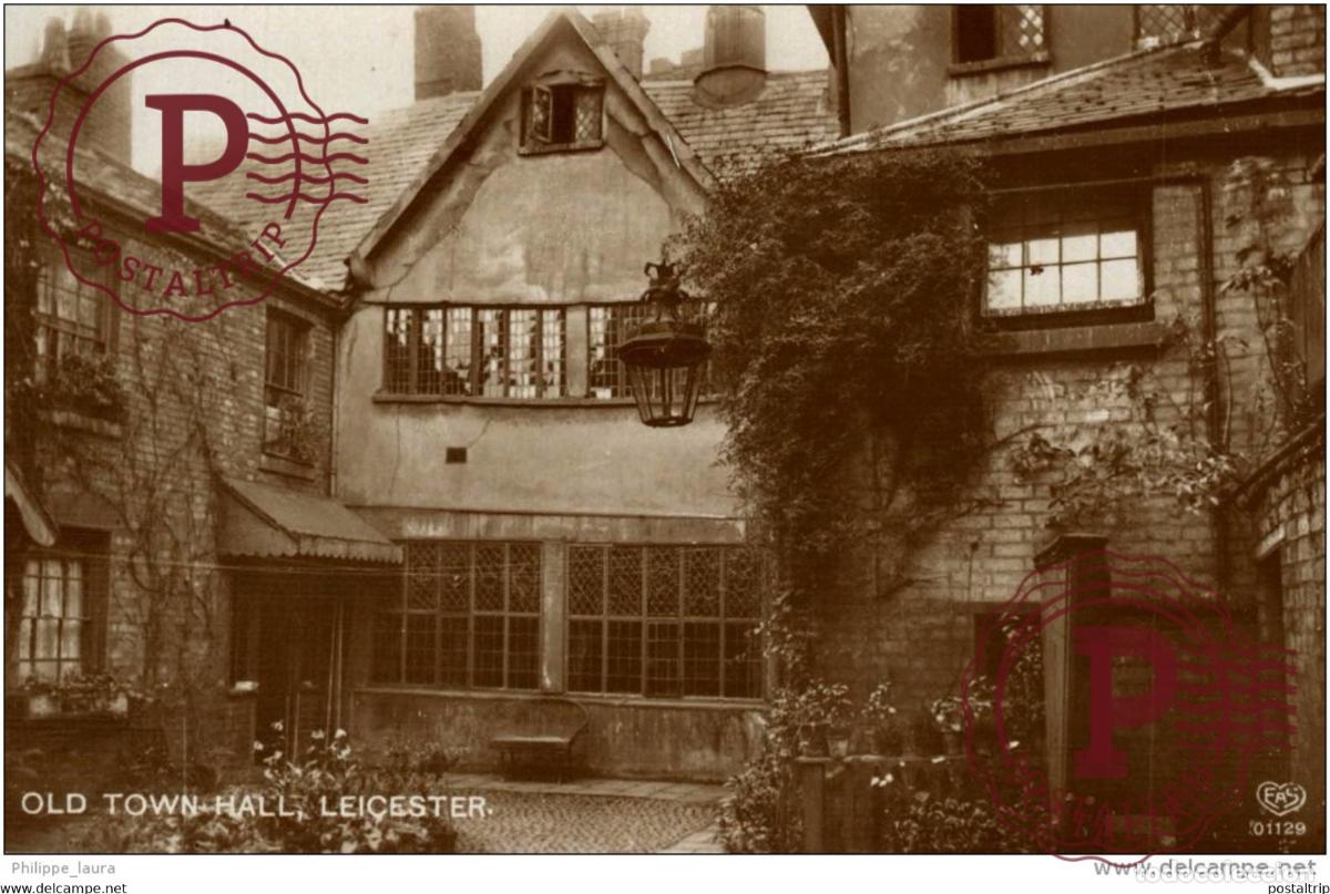 Postales: Leicester Old Town Hall