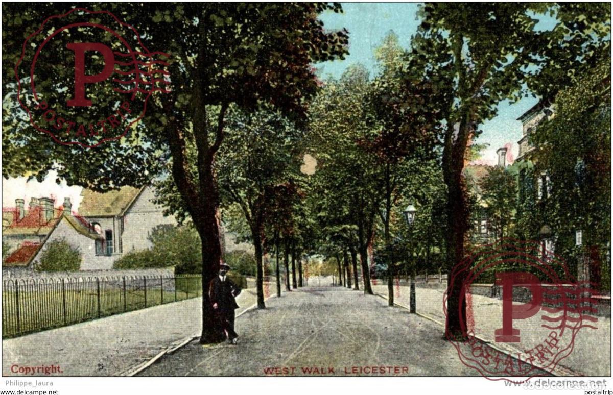 Postales: West Walk, Leicester