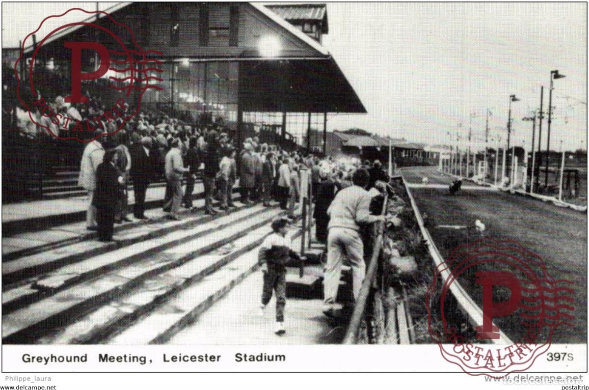 Postales: GREYHOUND MEETING LEICESTER, STADIUM