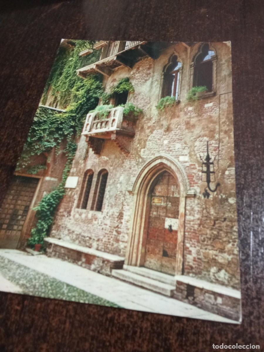 Postales: Verona.Casa di Giuletta.Il Balcone.
