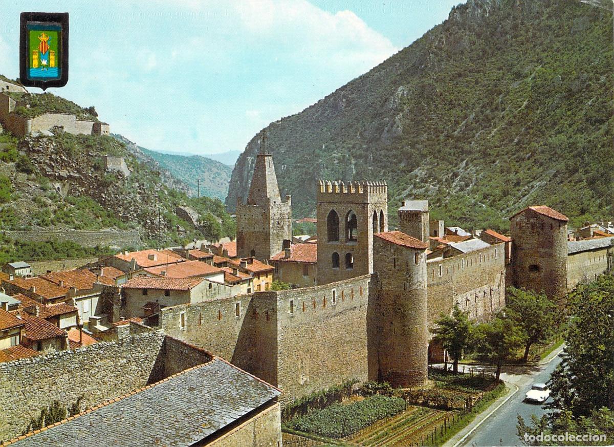 Postales: Postal de Villefranche de Conflent y sus Murallas Hist&oacute;ricas