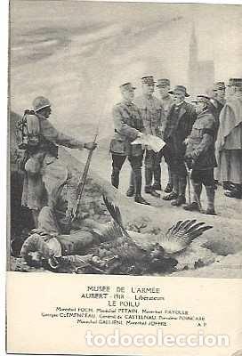 Postales: Francia ++ & Postal, Museo del Ej&eacute;rcito, Aubert 1918, Libertadores, los Poilu (33777)