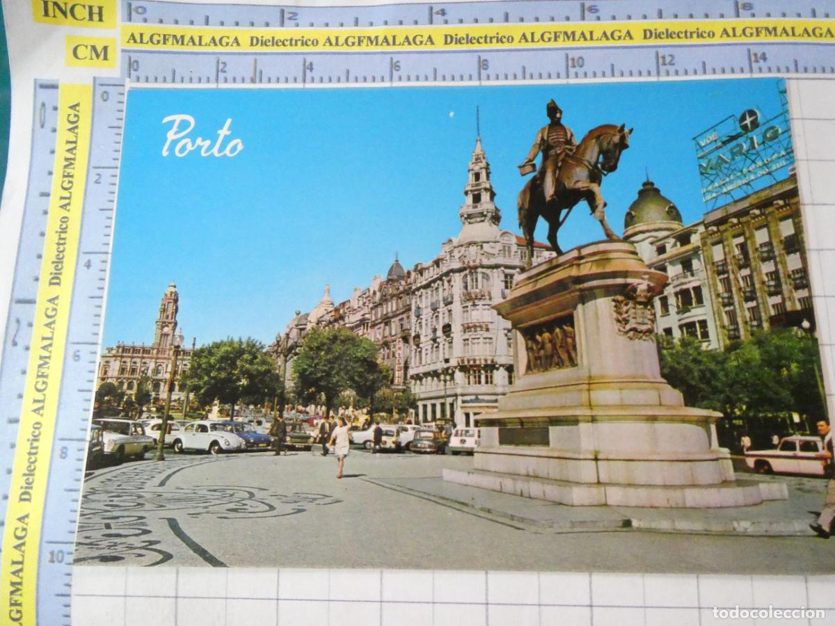 Postales: POSTAL DE PORTUGAL. PORTO OPORTO PLAZA DE LA LIBERTAD AYUNTAMIENTO COCHES. 2625
