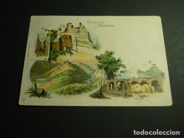 Postales: ALTENAHR ALEMANIA POSTAL CROMOLITOGAFICA SIN DIVIDIR GRUSS AUS