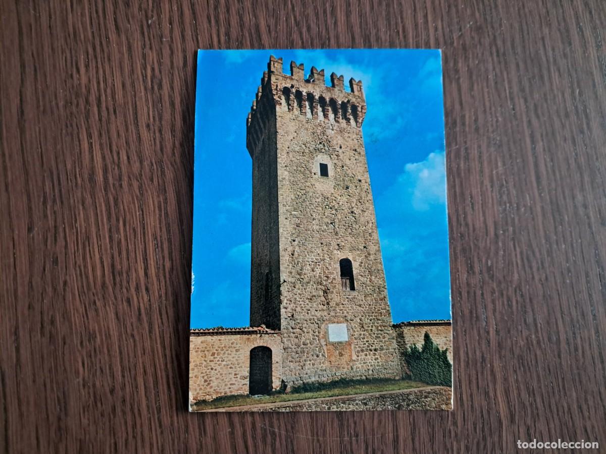 Postales: postal de Italia, torre medieval Montese, a&ntilde;o 1974.