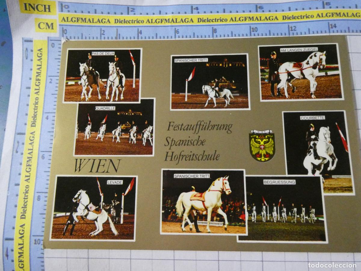 Postales: POSTAL DE AUSTRIA. VIENA ESCUELA ESPA&Ntilde;OLA EQUITACI&Oacute;N SPANISCHE HOFREITSCHULE. 2645