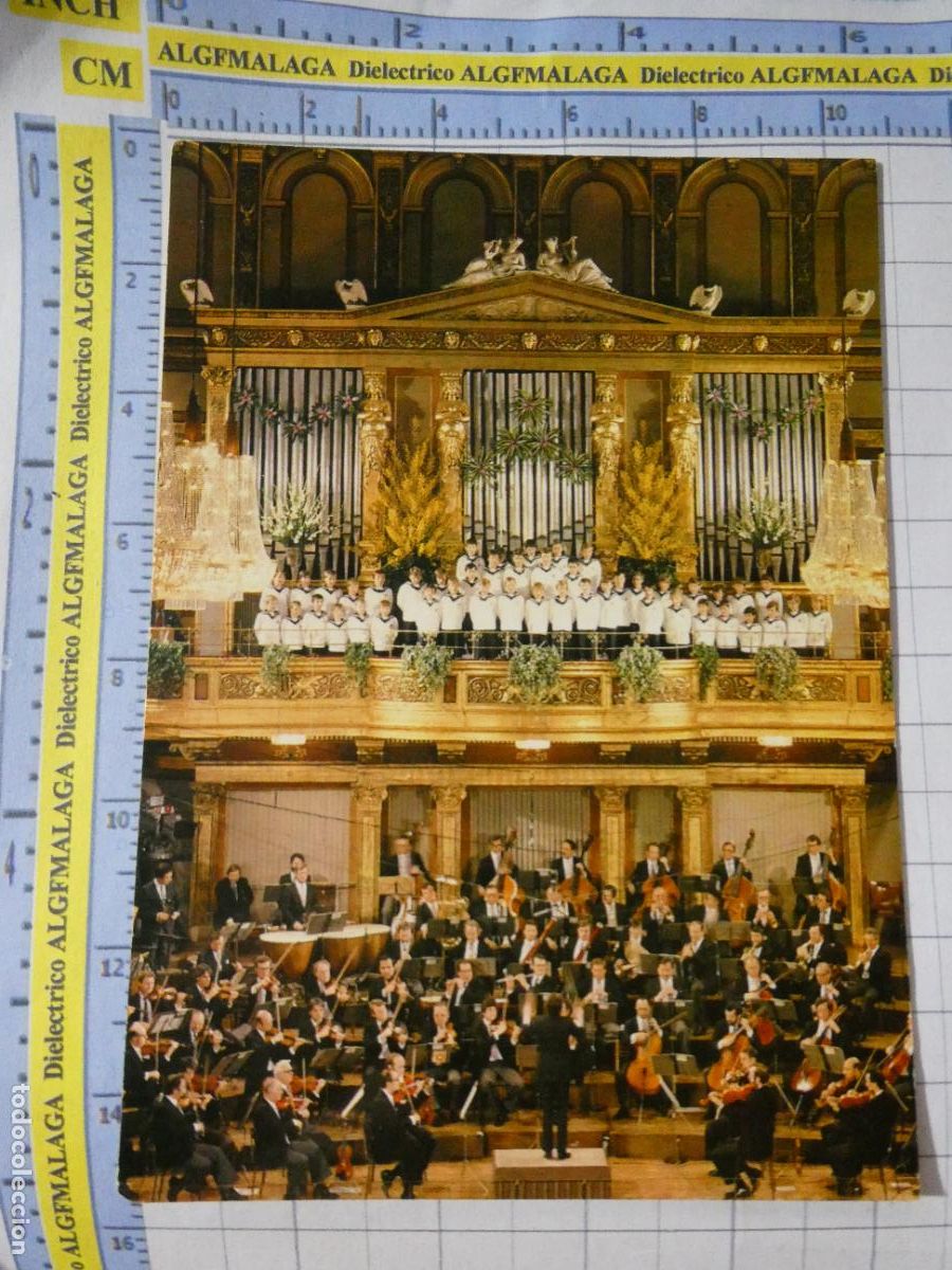 Postales: POSTAL DE AUSTRIA. VIENA SOCIEDAD DE AMIGOS DE LA M&Uacute;SICA. WIENER MUSIKVEREINS. 2660