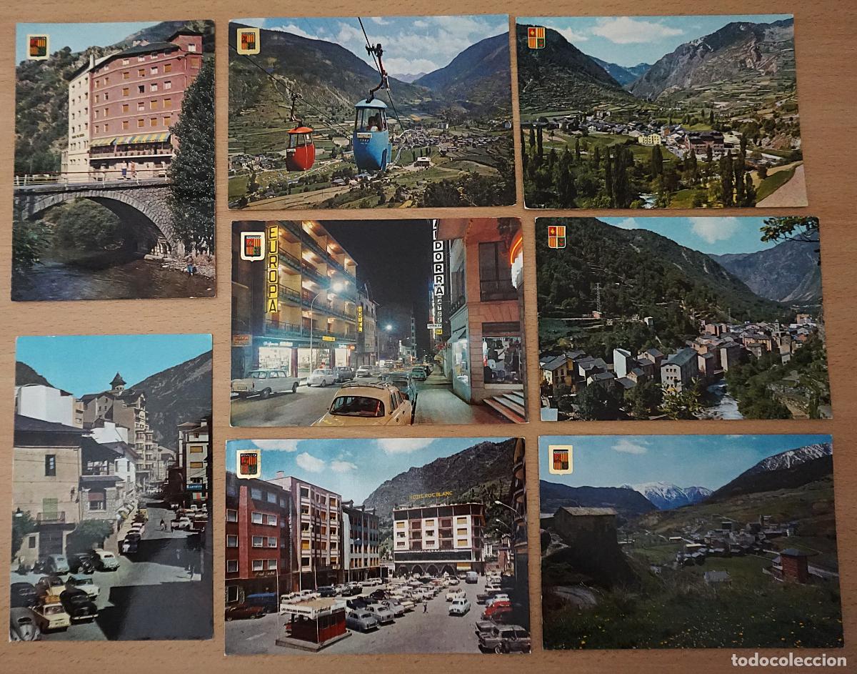 Postkarten: 8 postales de Andorra, sin circular, editadas en los a&ntilde;os 60, ver todas las fotos