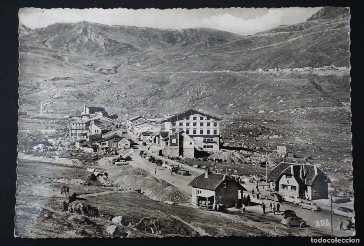 Postales: Andorra, Pas de la Casa, Frontera Franco-Andorrana postal usada el a&ntilde;o 1962