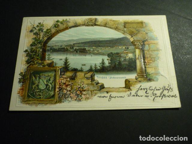 Postkarten: TITISEE ALEMANIA POSTAL CROMOLITOGAFICA SIN DIVIDIR GRUSS AUS