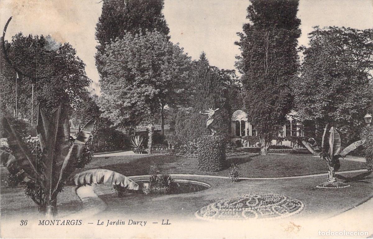 Postales: Postal Antigua de Montargis - Le Jardin Durzy, Francia