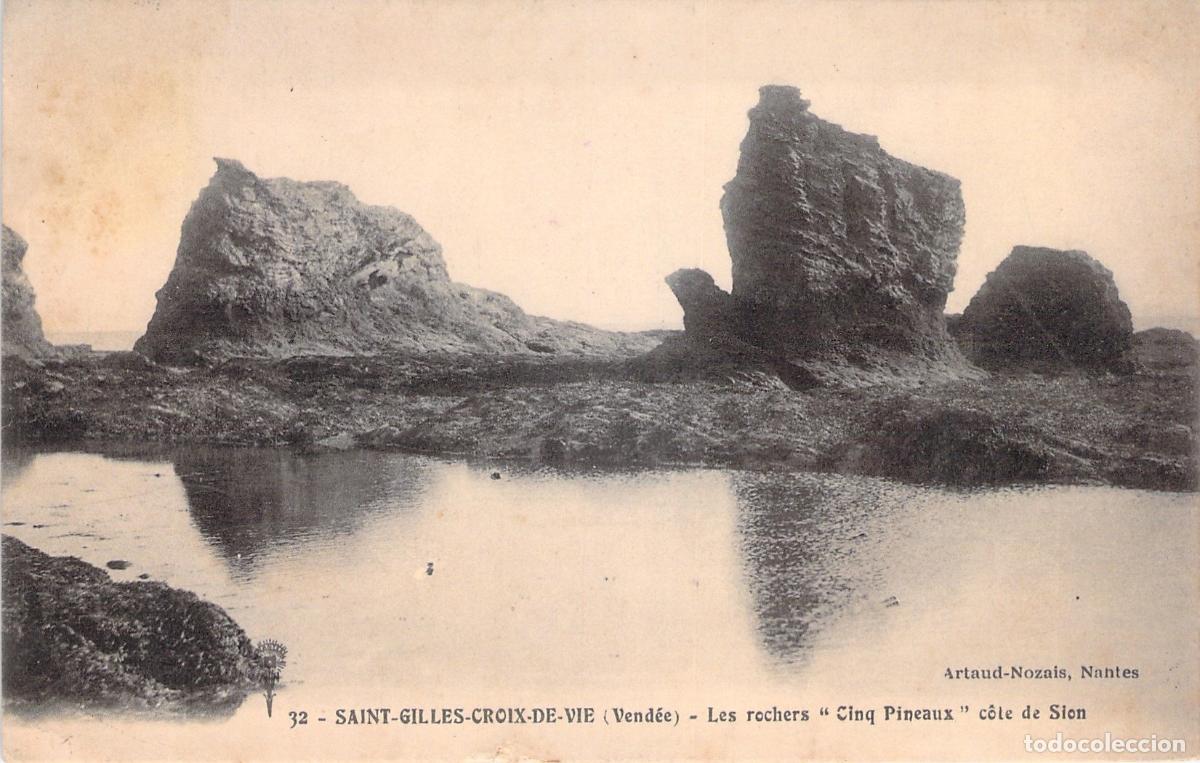 Postkarten: Postal de las Rocas Cinq Pineaux en Saint-Gilles-Croix-de-Vie