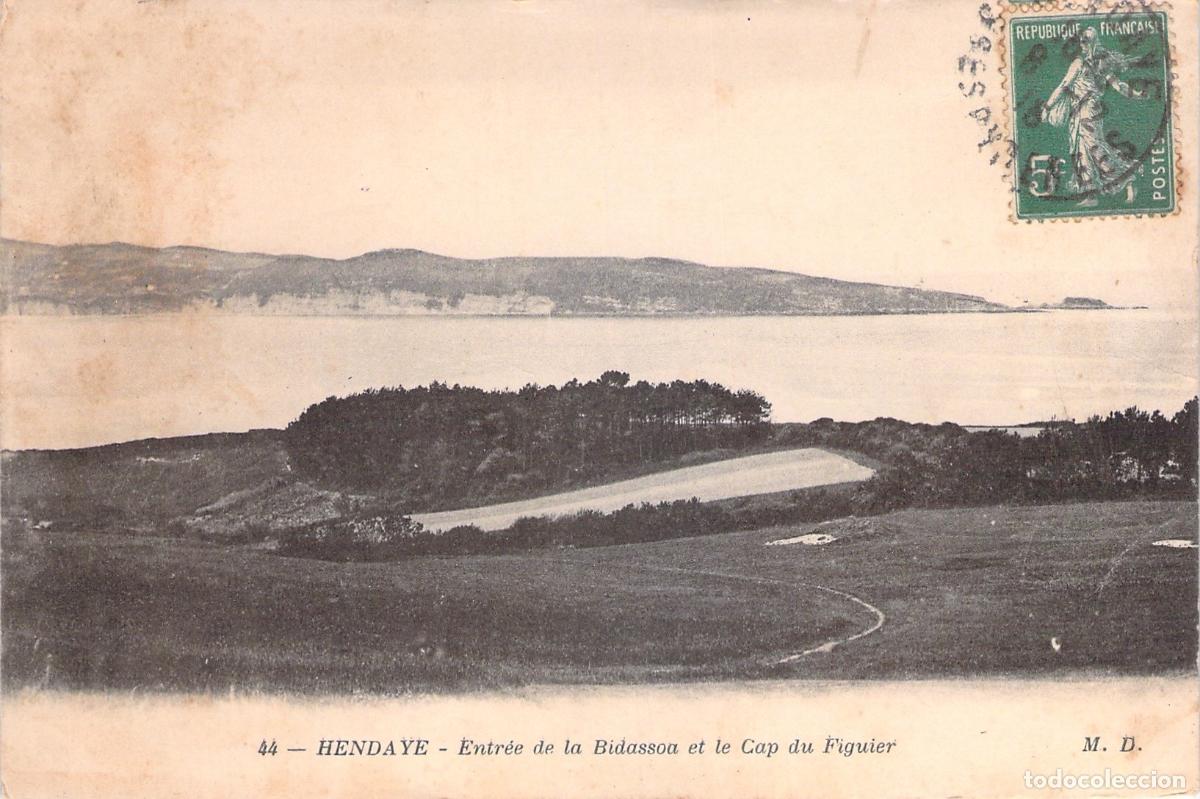 Postkarten: Postal de Hendaye - Entrada del Bidasoa y el Cabo Higuer