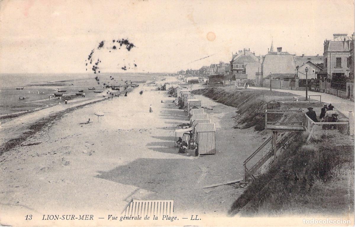 Postales: Postal de Lion-sur-Mer - Vista General de la Playa