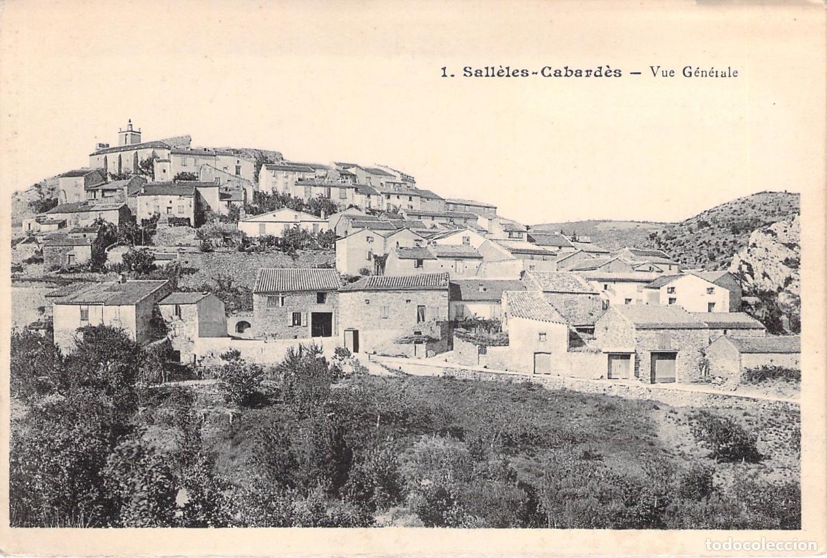 Postales: Postal de la Vista General de Sall&egrave;les-Cabard&egrave;s en Aude
