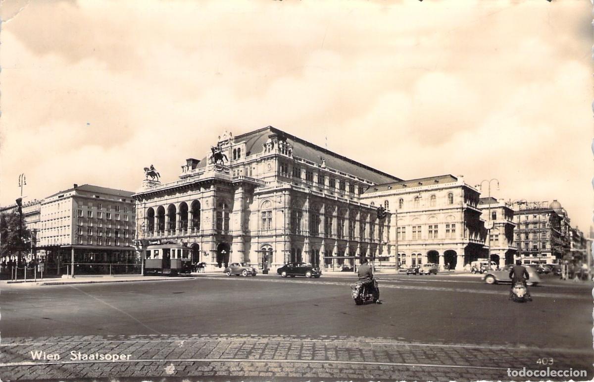 Postales: Postal de la &Oacute;pera Estatal de Viena Staatsoper Austria