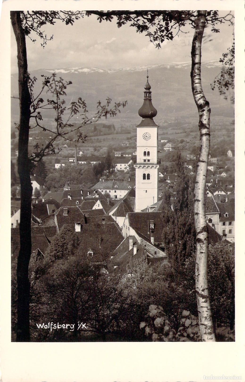 Postales: Postal de Wolfsberg con Vista de la Iglesia, Carintia, Austria