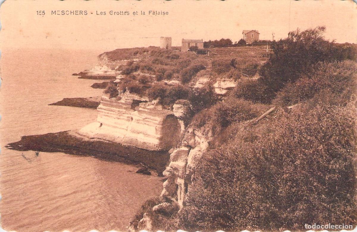 Postales: Postal Meschers - Les Grottes et la Falaise de Charente-Maritime