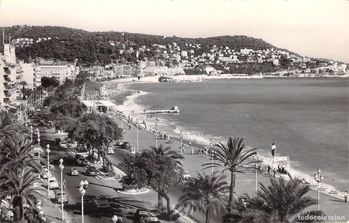 Postales: Postal Promenade des Anglais y Mont Boron en Niza