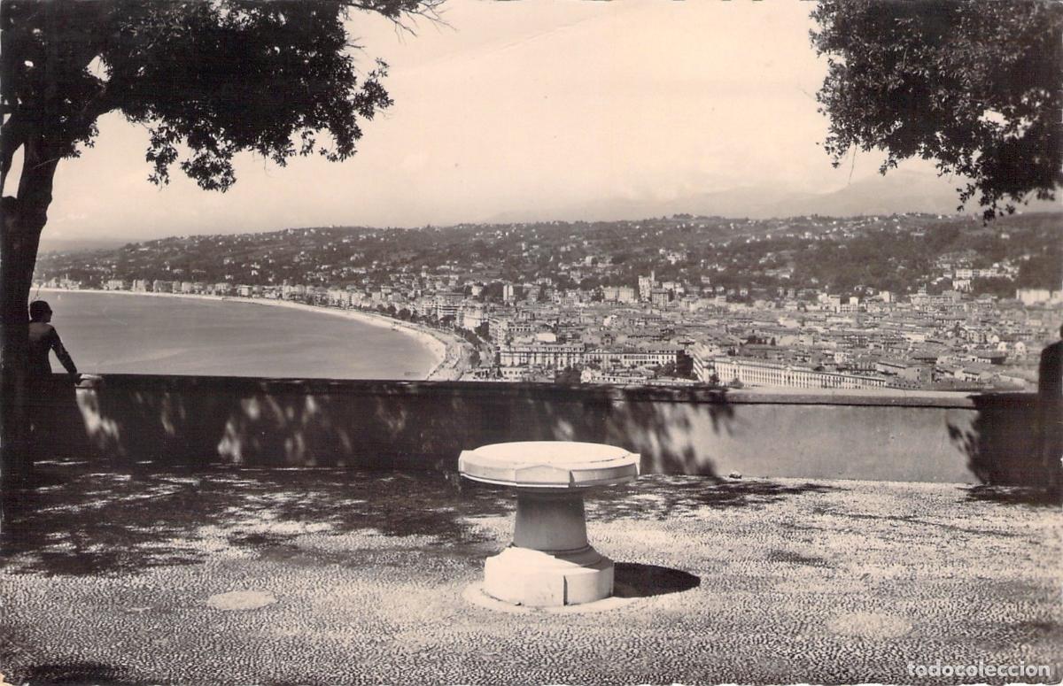 Postales: Postal de Niza: Vista desde el Castillo y Mesa de Orientaci&oacute;n