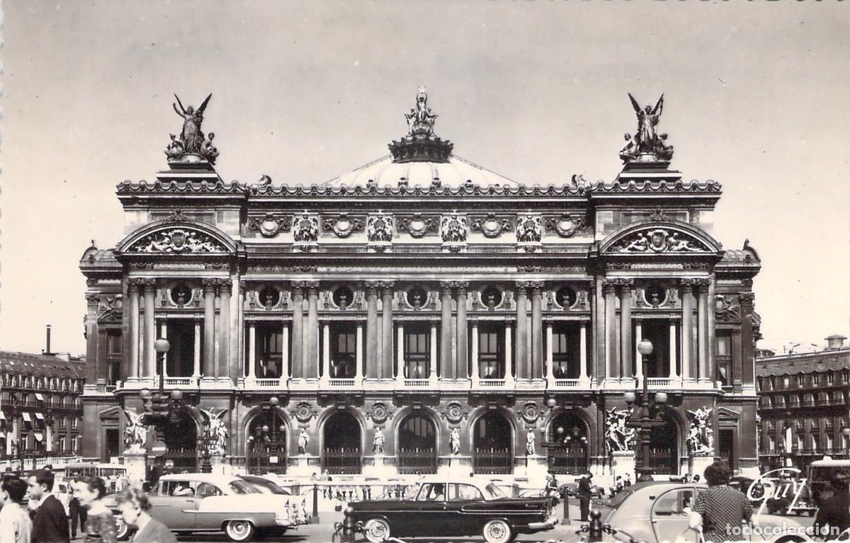 Postcards: Postal de Par&iacute;s Francia Teatro de la &Oacute;pera Palacio Garnier
