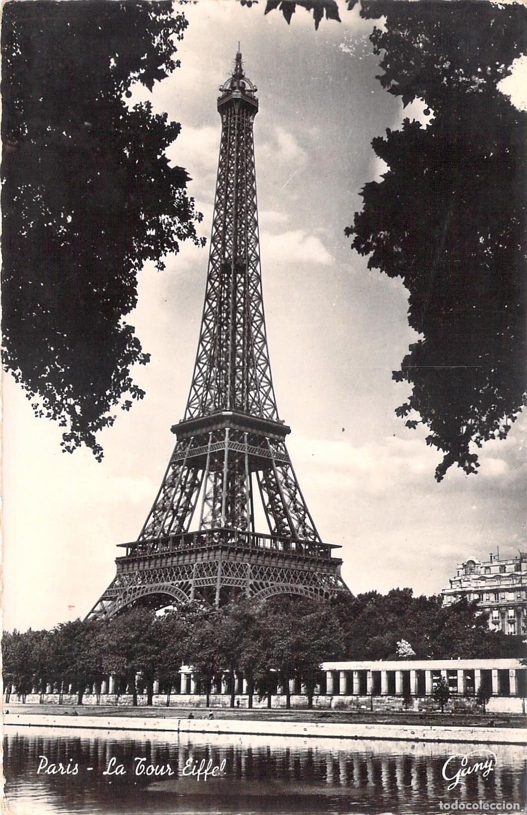 Postales: Postal de la Torre Eiffel en Par&iacute;s, Francia