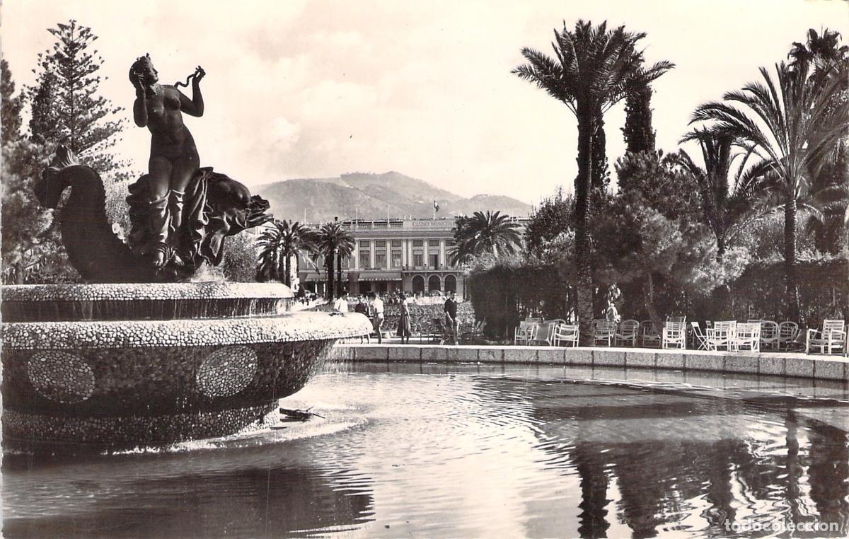 Postales: Postal de Niza Jardines Albert 1er y Casino Municipal Francia