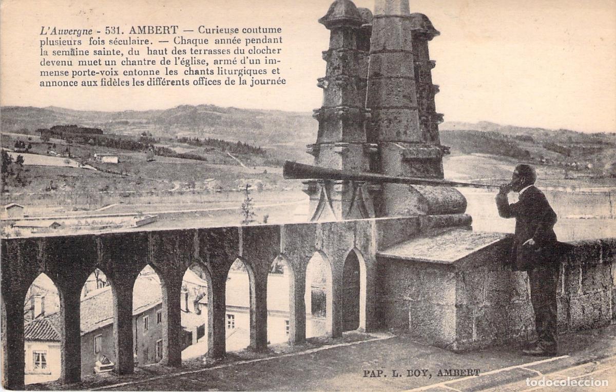 Postales: Postal Ambert Francia Costumbre Tradicional de Semana Santa