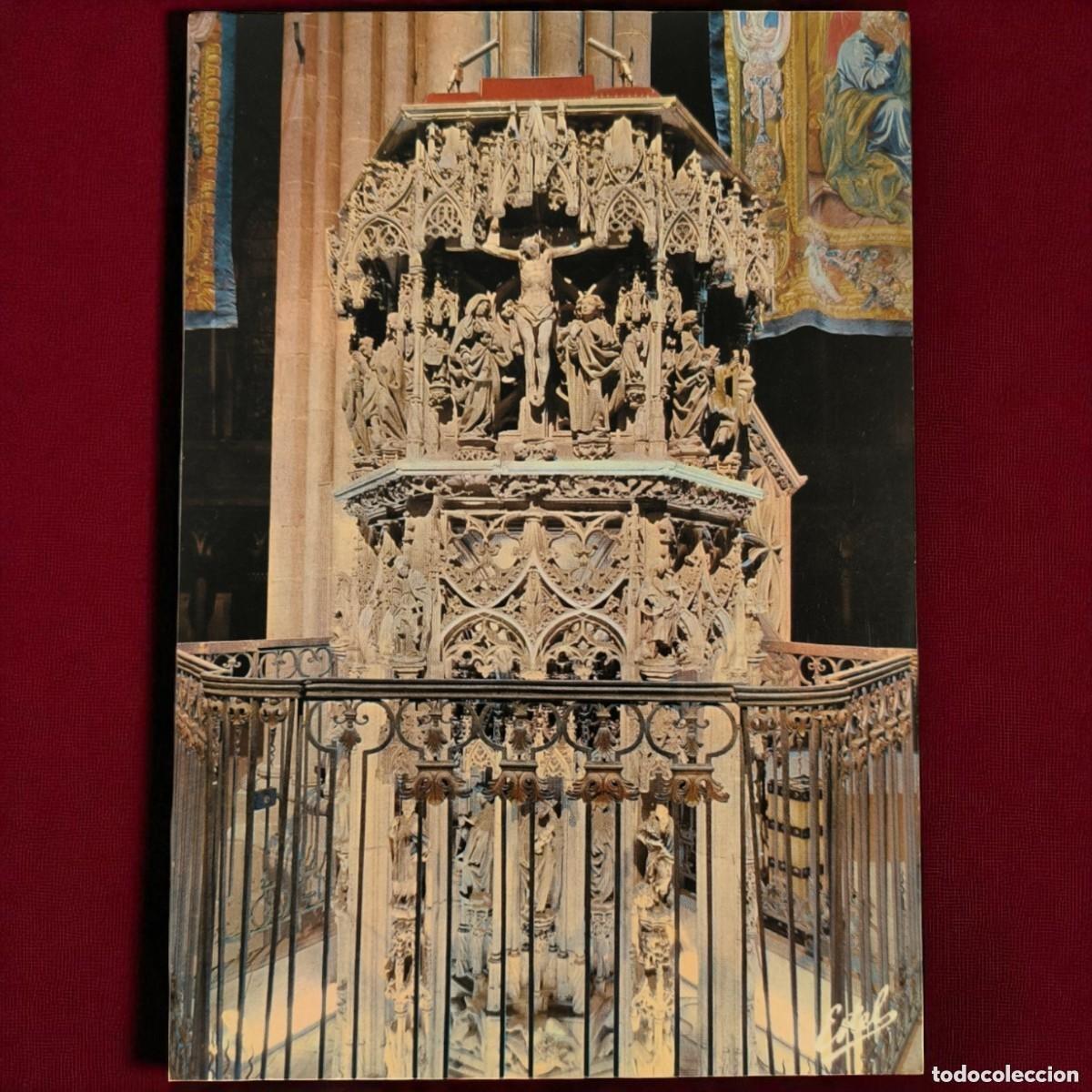 Postkarten: Antigua Postal Estrasburgo Catedral La Kanzel Siglo XV &ndash; Francia Alsacia