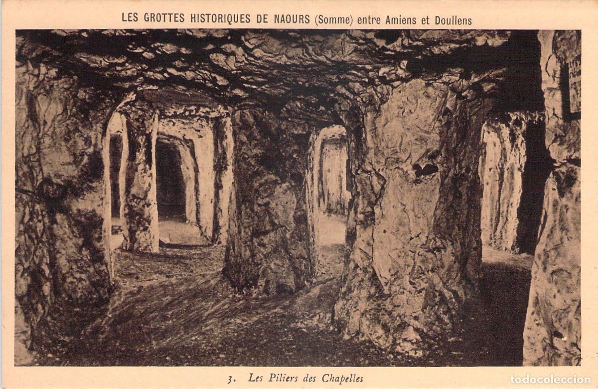 Postales: Postal de las Cuevas Hist&oacute;ricas de Naours Francia