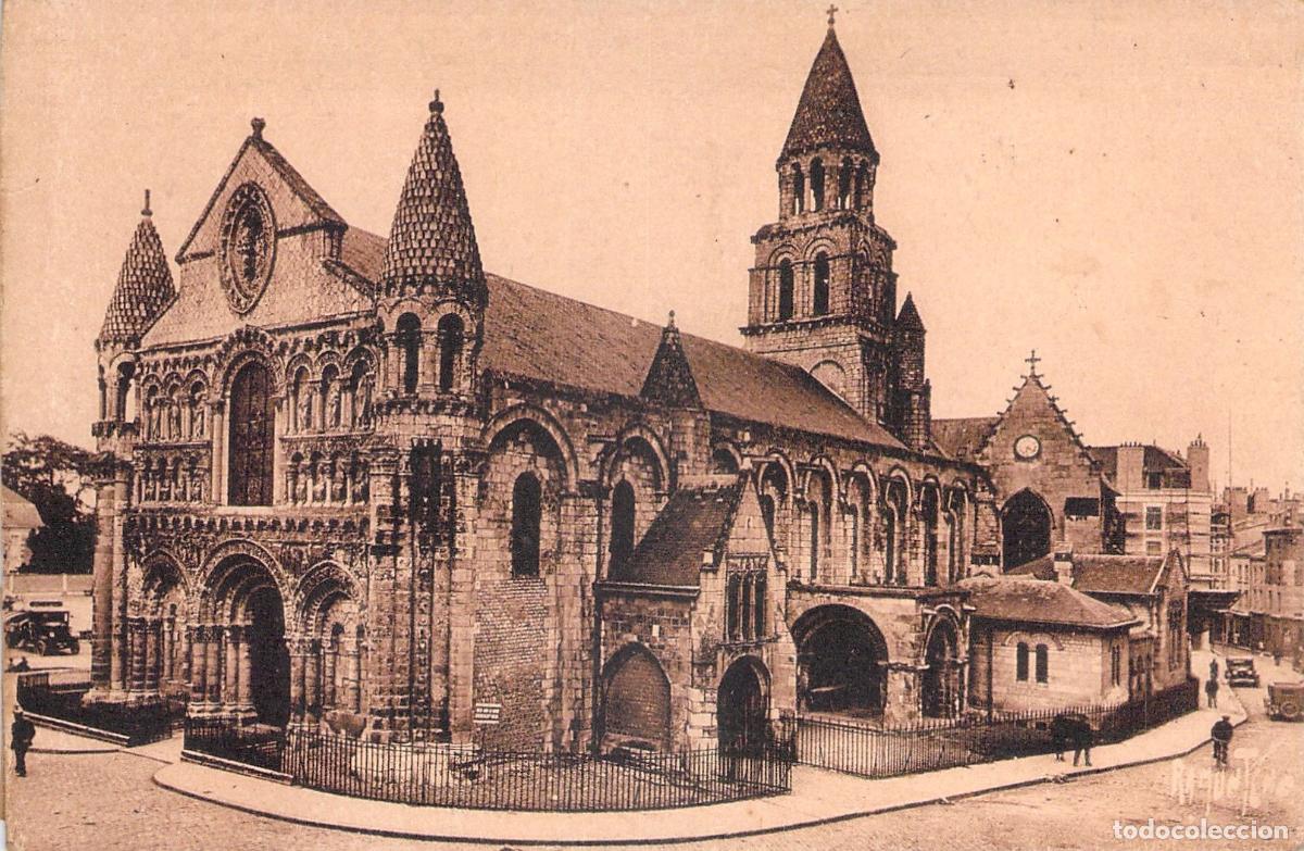 Postales: Postal de la Iglesia Notre-Dame-la-Grande en Poitiers