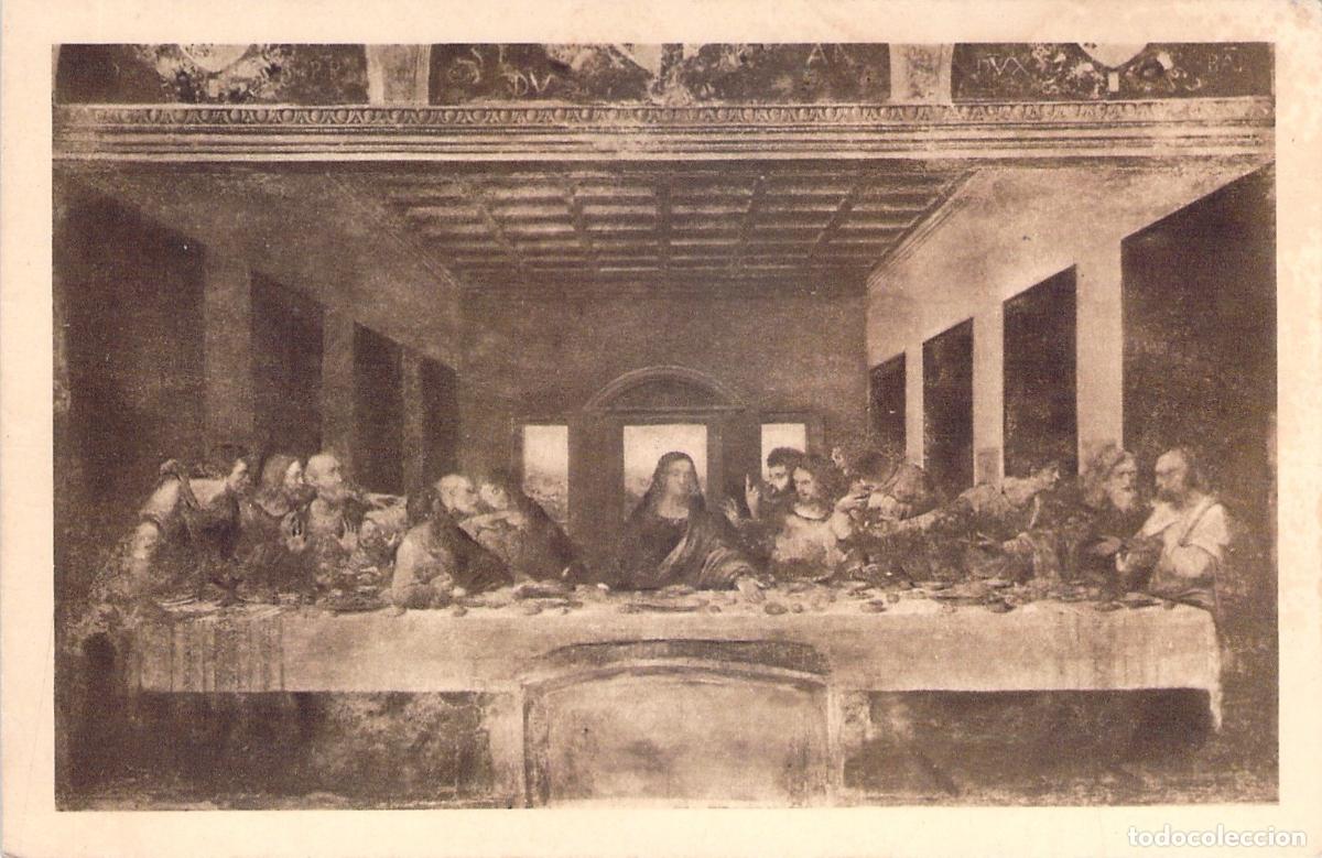 Postales: Postal de Mil&aacute;n, Italia - La &Uacute;ltima Cena de Leonardo da Vinci