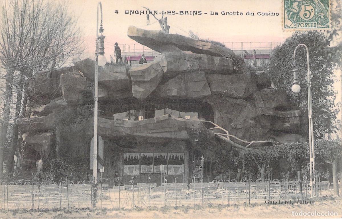 Postales: Tarjeta Postal de la Gruta del Casino en Enghien-les-Bains