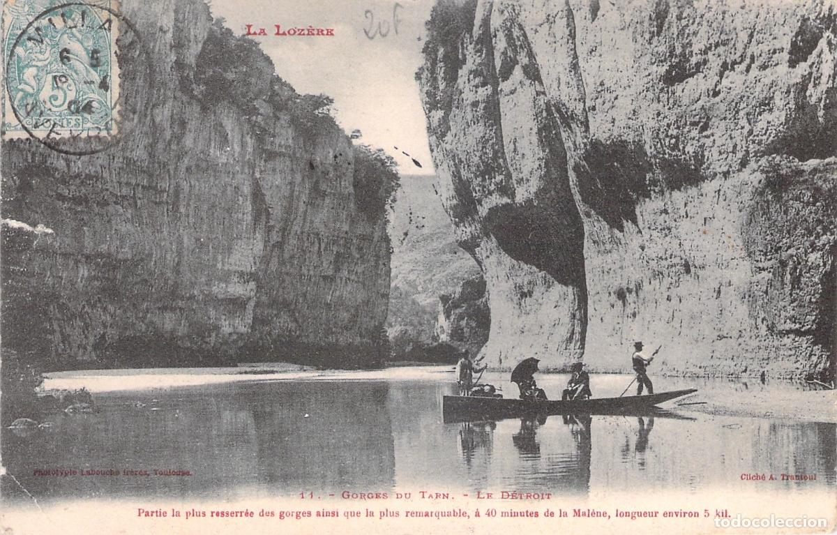 Postcards: Postal de las Gargantas del Tarn, Le D&eacute;troit, Loz&egrave;re, Francia