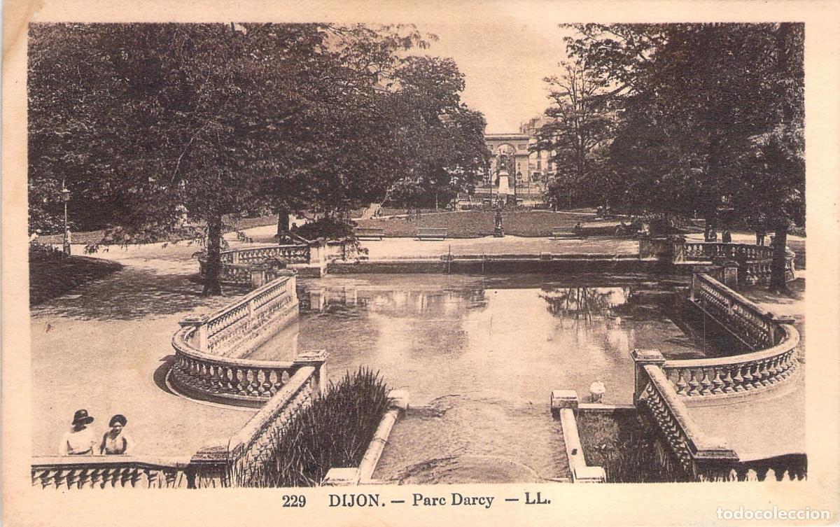 Postais: Postal Dijon Parc Darcy con Estanque y Jardines