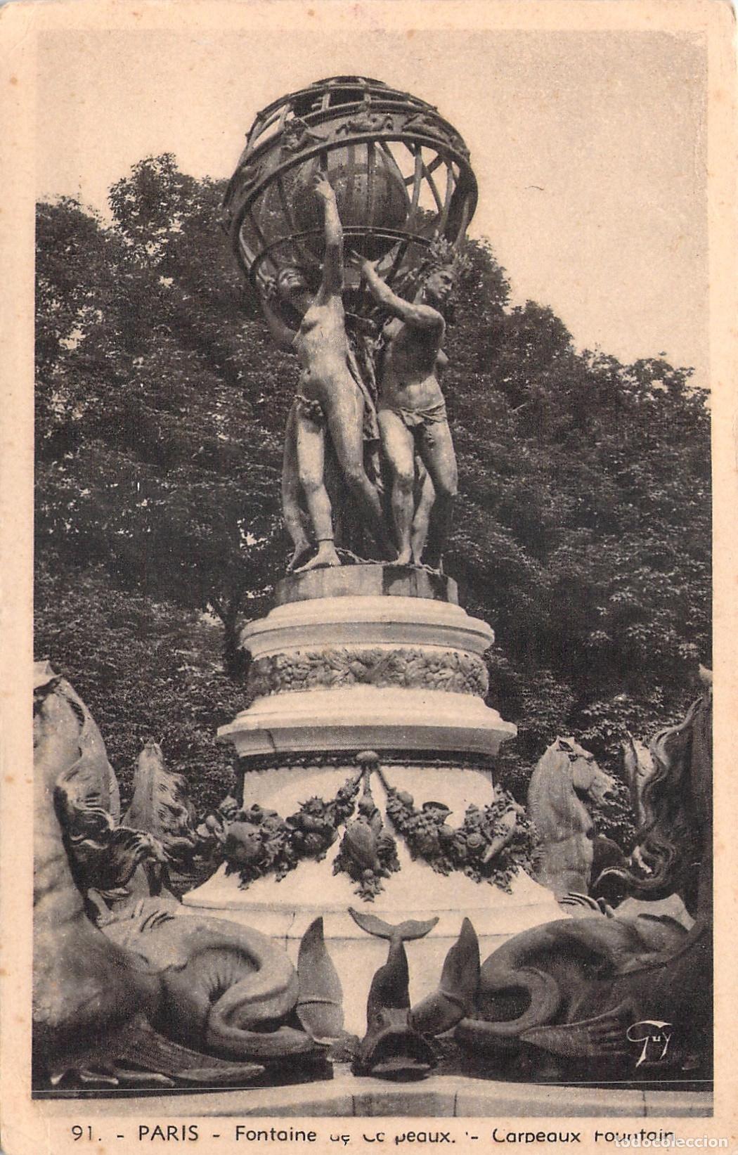 Postcards: Postal de la Fuente Carpeaux de Par&iacute;s