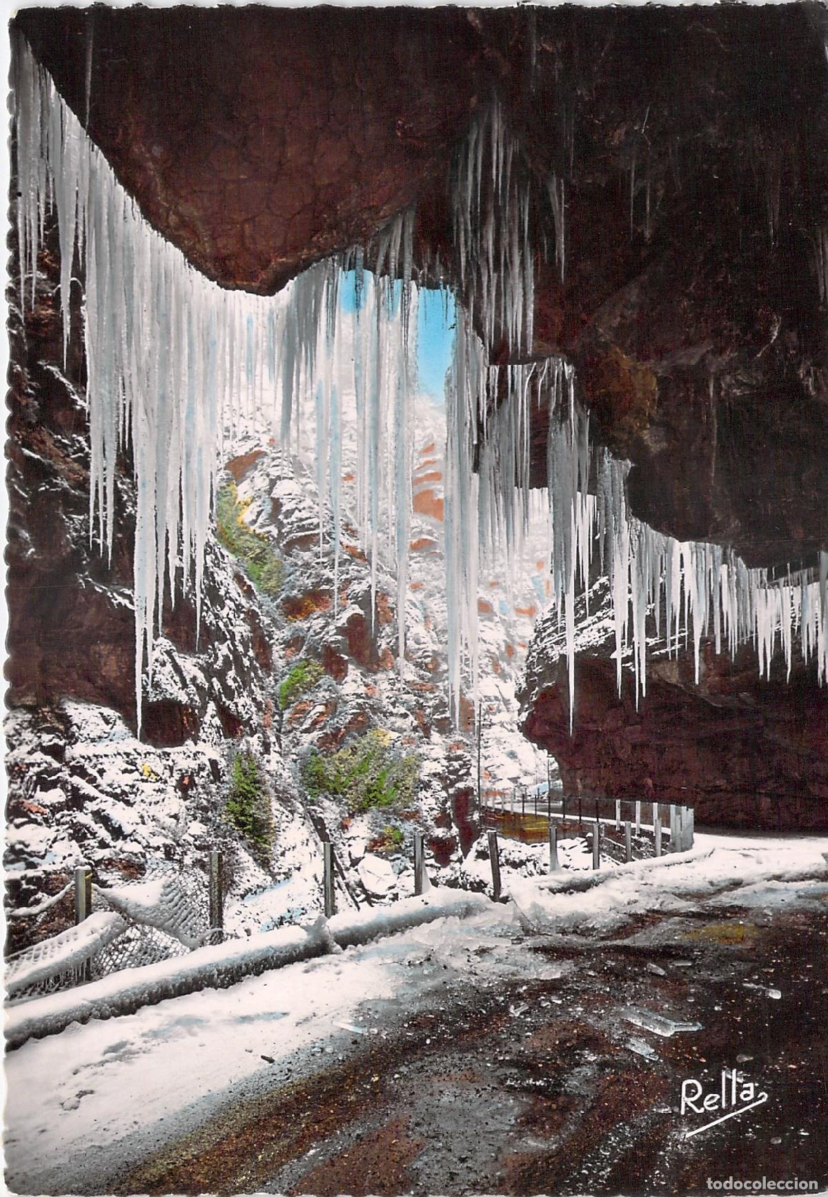 Postales: Postal Gorges du Cians en Invierno Alpes Mar&iacute;timos Francia